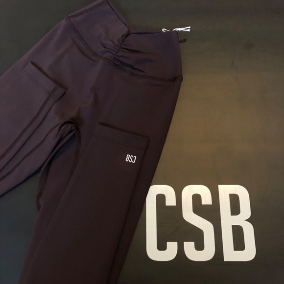 CROP SHOP BOUTIQUE FORM GATHER WAIST LEGGINGS - Picture 4 of 4